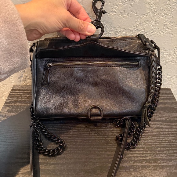 Rebecca Minkoff Black Leather Cross Body Bag - Picture 8 of 16